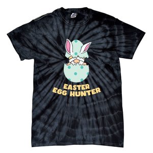 Easter Egg Hunter Gnome Ear Bunny Easter Day Gift Tie-Dye T-Shirt