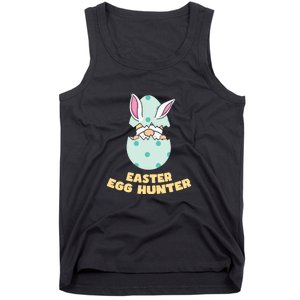 Easter Egg Hunter Gnome Ear Bunny Easter Day Gift Tank Top