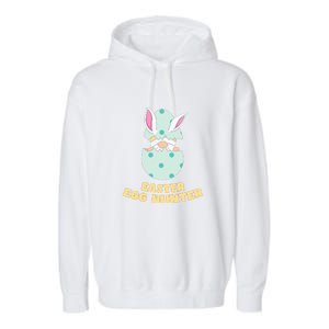 Easter Egg Hunter Gnome Ear Bunny Easter Day Gift Garment-Dyed Fleece Hoodie