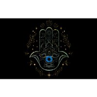 Evil Eye Hamsa Hand Nazar Amulet Protection Celestial Yoga Bumper Sticker