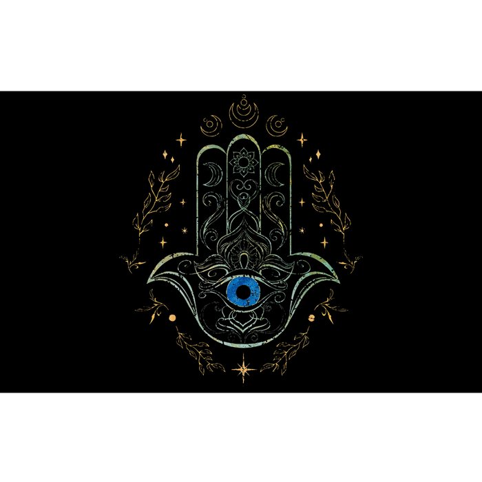 Evil Eye Hamsa Hand Nazar Amulet Protection Celestial Yoga Bumper Sticker