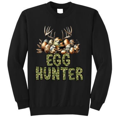 Easter Egg Hunter Camo Funny Eggs Deer Sweatshirt