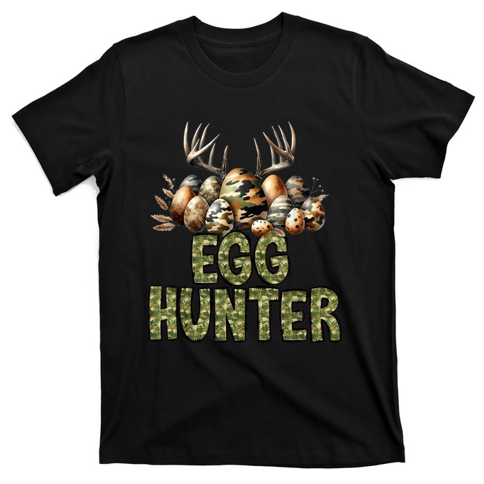 Easter Egg Hunter Camo Funny Eggs Deer T-Shirt