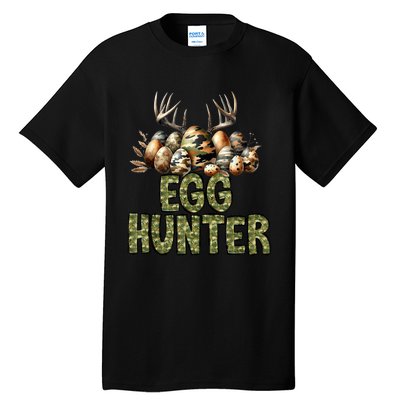 Easter Egg Hunter Camo Funny Eggs Deer Tall T-Shirt