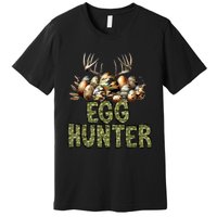 Easter Egg Hunter Camo Funny Eggs Deer Premium T-Shirt