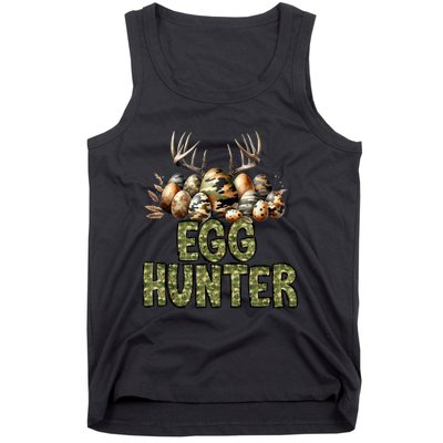 Easter Egg Hunter Camo Funny Eggs Deer Tank Top