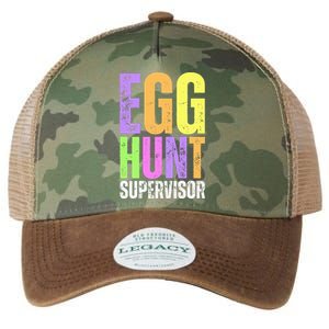 Easter Egg Hunt Supervisor Funny Mom Dad Legacy Tie Dye Trucker Hat