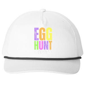 Easter Egg Hunt Supervisor Funny Mom Dad Snapback Five-Panel Rope Hat