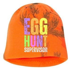 Easter Egg Hunt Supervisor Funny Mom Dad Kati - Camo Knit Beanie