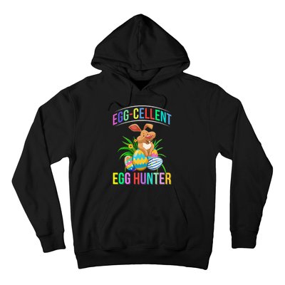 Egg-cellent Egg Hunter Happy Easter Bunny Eggs Hoodie