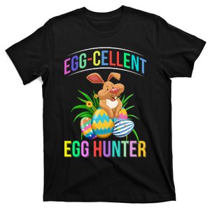 Egg-cellent Egg Hunter Happy Easter Bunny Eggs T-Shirt