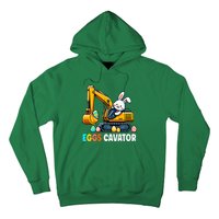 Eggscavator Egg Hunting Bunny Easter Day Hoodie