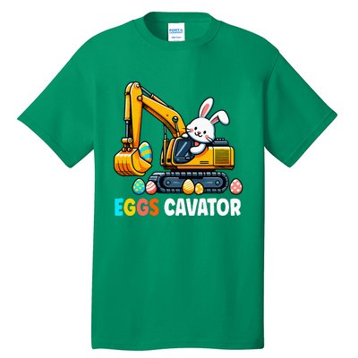 Eggscavator Egg Hunting Bunny Easter Day Tall T-Shirt