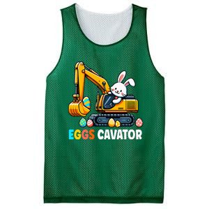 Eggscavator Egg Hunting Bunny Easter Day Mesh Reversible Basketball Jersey Tank