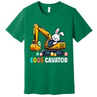 Eggscavator Egg Hunting Bunny Easter Day Premium T-Shirt