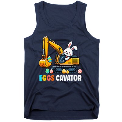 Eggscavator Egg Hunting Bunny Easter Day Tank Top