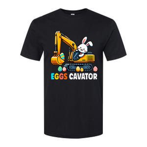 Eggscavator Egg Hunting Bunny Easter Day Softstyle CVC T-Shirt