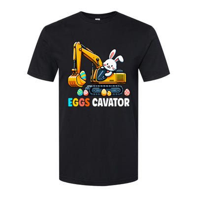 Eggscavator Egg Hunting Bunny Easter Day Softstyle CVC T-Shirt