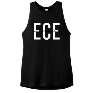 Ece Early Hood Educator Teacher Special Education Gift Ladies PosiCharge Tri-Blend Wicking Tank