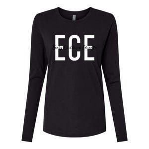 Ece Early Hood Educator Teacher Special Education Gift Womens Cotton Relaxed Long Sleeve T-Shirt