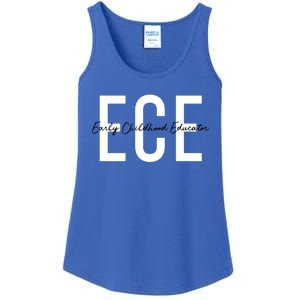 Ece Early Hood Educator Teacher Special Education Gift Ladies Essential Tank