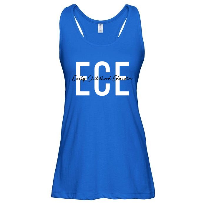 Ece Early Hood Educator Teacher Special Education Gift Ladies Essential Flowy Tank