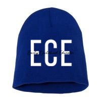 Ece Early Hood Educator Teacher Special Education Gift Short Acrylic Beanie