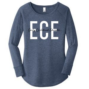 Ece Early Hood Educator Teacher Special Education Gift Women's Perfect Tri Tunic Long Sleeve Shirt