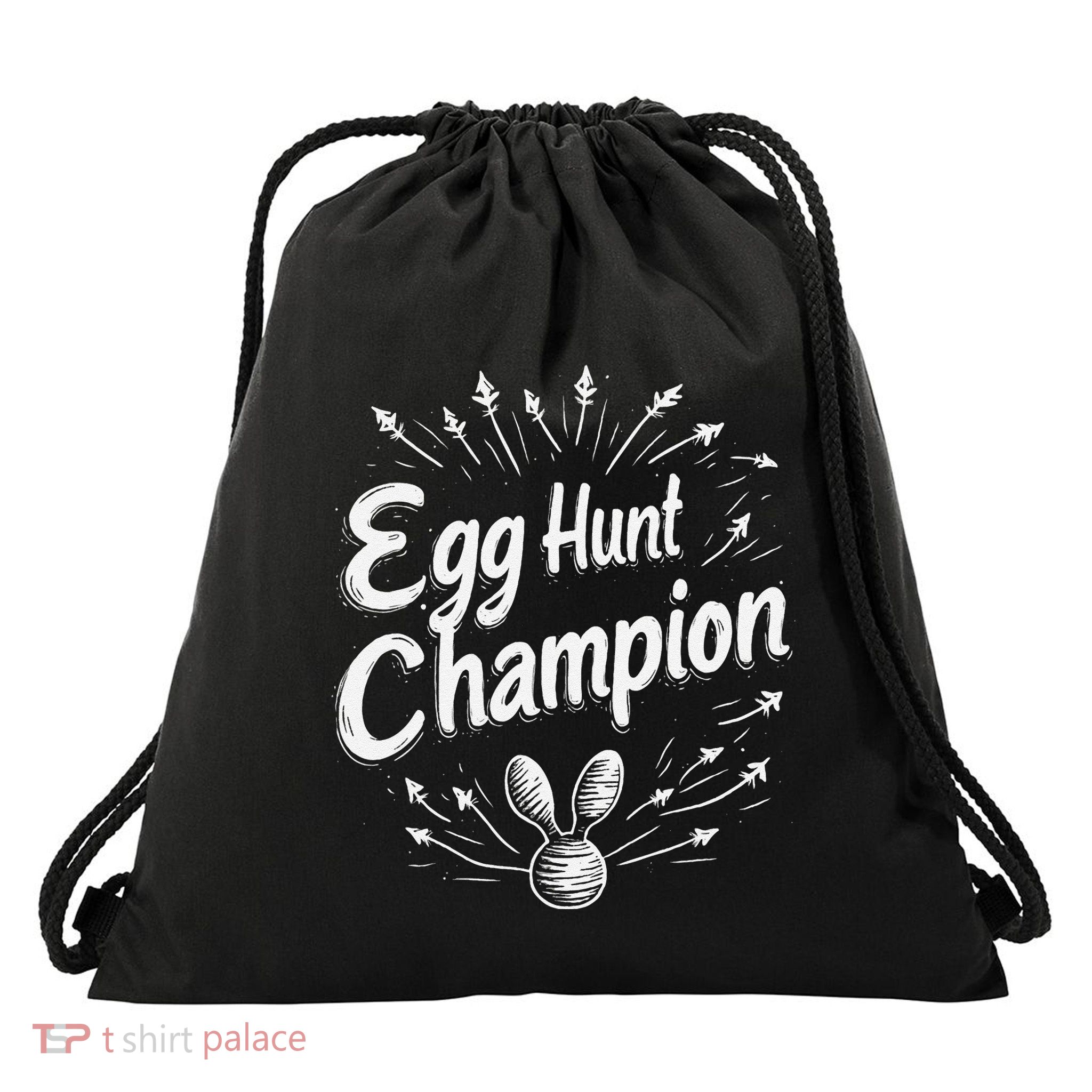 Easter Egg Hunt Champion Drawstring Bag
