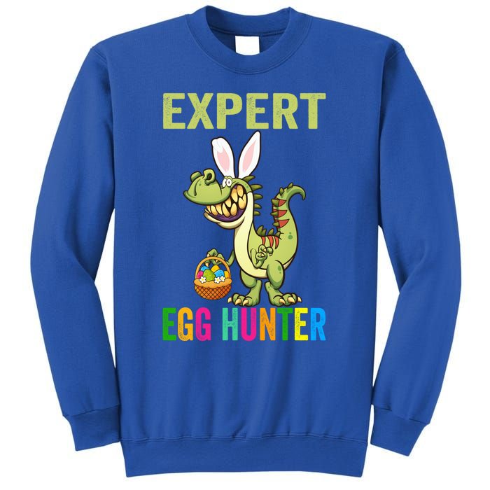 Expert Egg Hunter T Rex Dinosaur Bunny Easter Meaningful Gift Sweatshirt