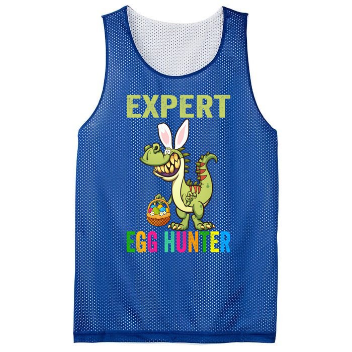 Expert Egg Hunter T Rex Dinosaur Bunny Easter Meaningful Gift Mesh Reversible Basketball Jersey Tank