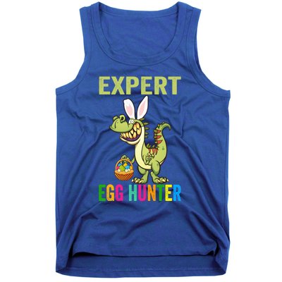 Expert Egg Hunter T Rex Dinosaur Bunny Easter Meaningful Gift Tank Top