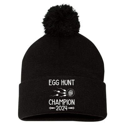 Easter Egg Hunt Champion Funny Dad Pom Pom 12in Knit Beanie