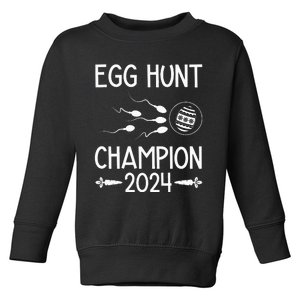 Easter Egg Hunt Champion Funny Dad Toddler Sweatshirt