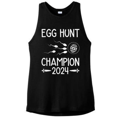 Easter Egg Hunt Champion 2024 Ladies PosiCharge Tri-Blend Wicking Tank