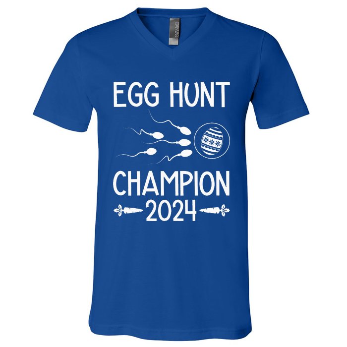 Easter Egg Hunt Champion 2024 V-Neck T-Shirt