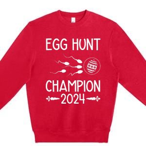 Easter Egg Hunt Champion 2024 Premium Crewneck Sweatshirt