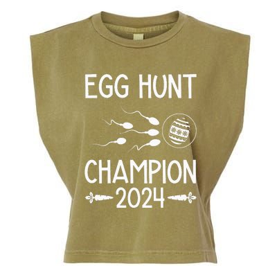 Easter Egg Hunt Champion 2024 Garment-Dyed Women's Muscle Tee