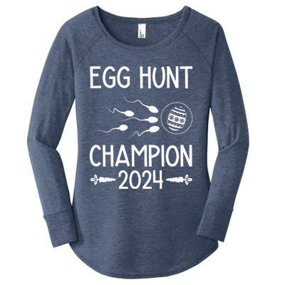 Easter Egg Hunt Champion 2024 Women's Perfect Tri Tunic Long Sleeve Shirt