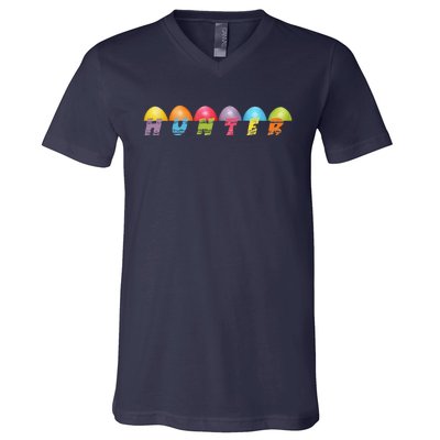 Easter Egg Hunter V-Neck T-Shirt