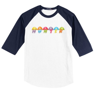 Easter Egg Hunter Baseball Sleeve Shirt