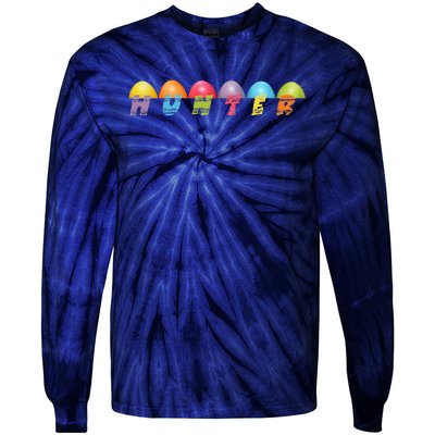 Easter Egg Hunter Tie-Dye Long Sleeve Shirt