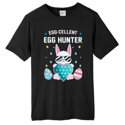 Egggiftcellent Egg Hunter Cute Bunny Funny Easter Day Gift Tall Fusion ChromaSoft Performance T-Shirt