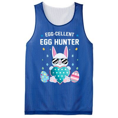 Egggiftcellent Egg Hunter Cute Bunny Funny Easter Day Gift Mesh Reversible Basketball Jersey Tank