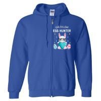 Egggiftcellent Egg Hunter Cute Bunny Funny Easter Day Gift Full Zip Hoodie