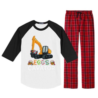 Easter Egg Hunts Constructions Trucks Children Raglan Sleeve Pajama Set