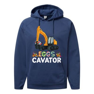 Easter Egg Hunts Constructions Trucks Children Performance Fleece Hoodie