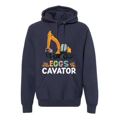 Easter Egg Hunts Constructions Trucks Children Premium Hoodie