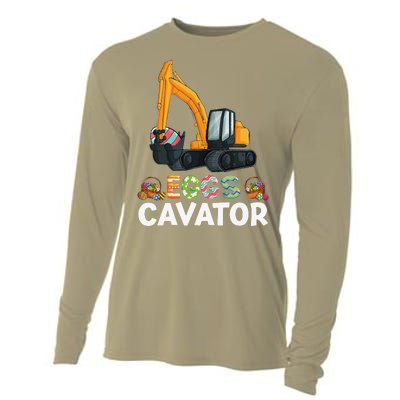 Easter Egg Hunts Constructions Trucks Children Cooling Performance Long Sleeve Crew