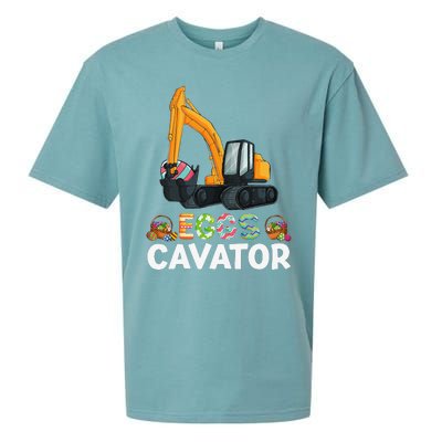 Easter Egg Hunts Constructions Trucks Children Sueded Cloud Jersey T-Shirt